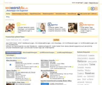 Wowarstdu.de(Hotelbewertungen) Screenshot