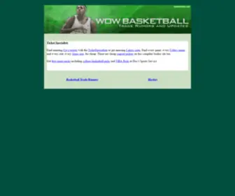 Wowbasketball.com(NBA Trade Rumors) Screenshot