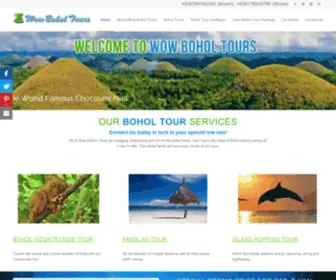 Wowboholtours.com(Wow Bohol Tours) Screenshot