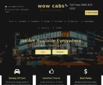 Wowcabs.in(Confirmed Sanitized Cab & Taxi Service in Kolkata) Screenshot