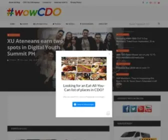 WowCDo.com(Awarded Cagayan de Oro Lifestyle and Travel Blog) Screenshot