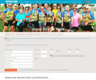 Wowcuba.com(Bicycle Tours) Screenshot