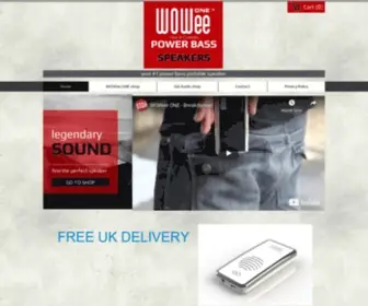 Woweeone.com(Portable Speakers for iPod) Screenshot