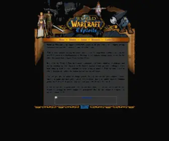 Wowexploits.com(World of Warcraft Exploits) Screenshot