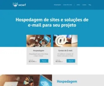 Wowf.com.br(Hospedagem de sites e soluções de e) Screenshot