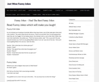 Wowfunnyjokes.com(Find The Best New Funny Jokes) Screenshot