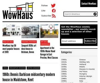 Wowhaus.co.uk(The home of hip houses and stylish interiors) Screenshot