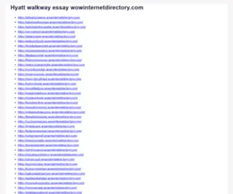 Wowinternetdirectory.com(Wowinternetdirectory) Screenshot