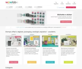 Wowlab4U.com(Stampa digitale online) Screenshot