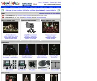 Wowlights.com(Christmas lights to music) Screenshot