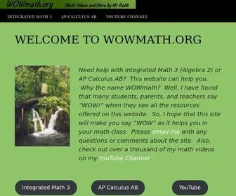 Wowmath.org(WOWmath) Screenshot