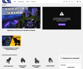 Wowmountguides.com(WoW Mount Guides) Screenshot