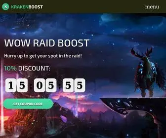 Wowraidboost.com(WoW Raid Boost) Screenshot