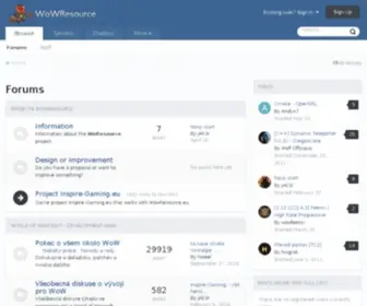 Wowresource.eu(Fórum) Screenshot