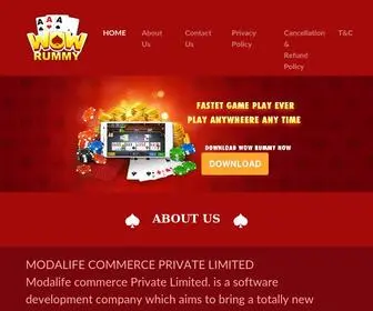 Wowrummys.com(Wow Rummy) Screenshot