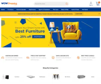 Wowshopping.com.au(Cheap Online Shopping Australia) Screenshot