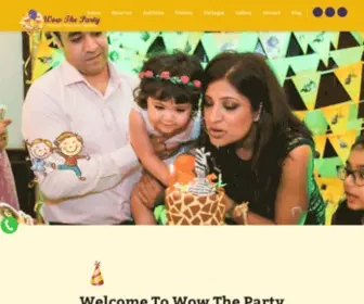 Wowtheparty.com(Best Birthday Party Planner in Delhi NCR) Screenshot