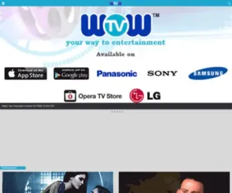 Wowtv.com(Movies, Fashion and Entertainment) Screenshot