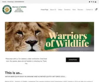 Wowukraine.org(Warriors of Wildlife) Screenshot