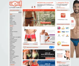 Wowunderwear.com(De grootste domeinnaam) Screenshot