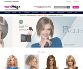 Wowwigs.com(Wow Wigs) Screenshot