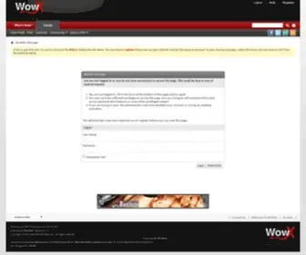 Wowx.org(Vbulletin) Screenshot
