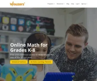 Wowzers.com(Homepage) Screenshot