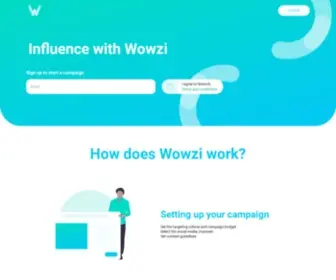 Wowzi.co(Africa's Most Powerful Influencer Platform) Screenshot