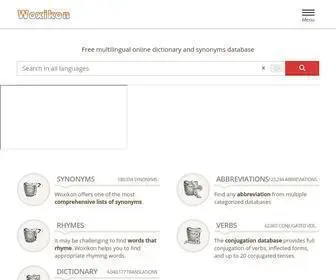 Woxikon.com(Free Online Dictionary) Screenshot