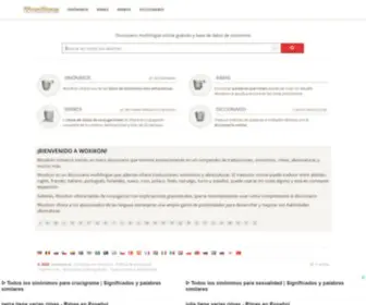 Woxikon.es(Diccionario online gratuíto) Screenshot