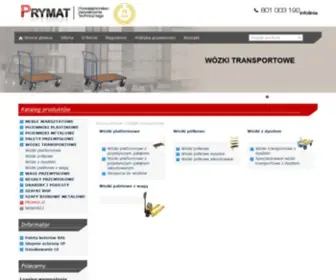 Wozki.net.pl(Oferta z CENAMI na WĂłzki transportowe) Screenshot