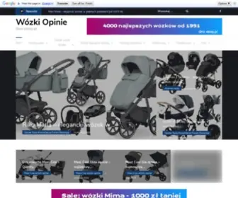 Wozkiopinie.pl(Wózki Opinie) Screenshot