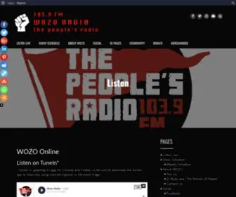 Wozoradio.com(Knoxville Community Radio) Screenshot