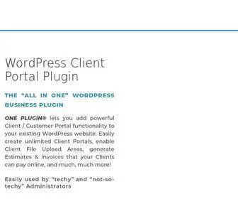 WP-Client.com(The #1 WordPress Plugin for Business) Screenshot