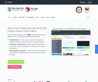 WP-Den.com(A Divi Den Pro Membership offer by WP Den) Screenshot