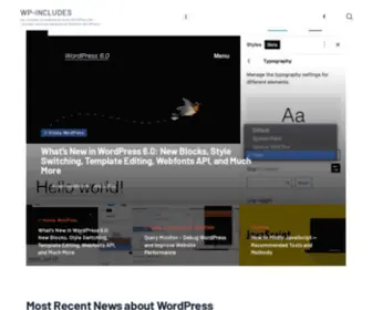 WP-Includes.com(WordPress Tutorials) Screenshot