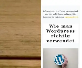 WP-Magazin.ch(Wordpress ist eine erstaunliche Webplattform) Screenshot