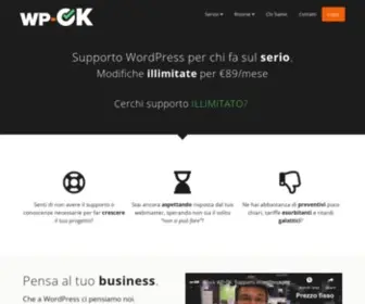 WP-OK.it(Supporto WordPress Professionale e Veloce) Screenshot