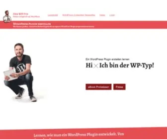 WP-Plugin-Erstellen.de(WordPress Plugin erstellen lernen) Screenshot