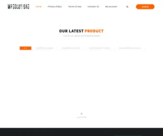 WP-Solutions.pw(WordPress plugins and themes store) Screenshot