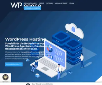 WP-Space.de(WordPress Hosting) Screenshot