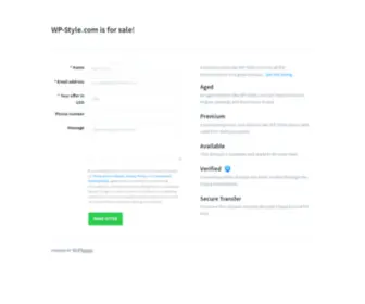 WP-STyle.com(WP STyle) Screenshot