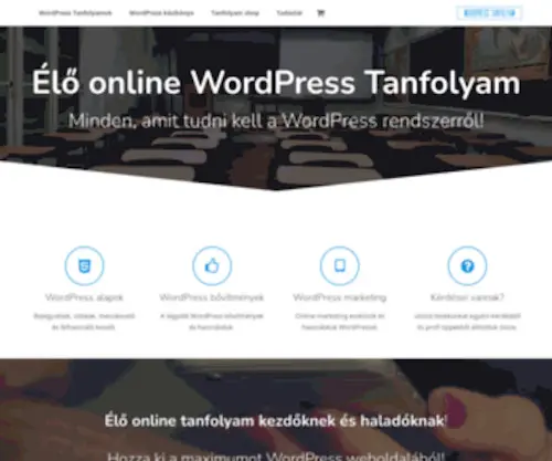 WP-Tanfolyam.hu(WordPress Tanfolyam) Screenshot