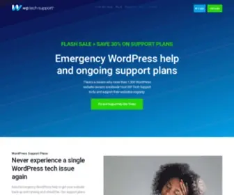 WP-Techsupport.com(24/7 WordPress support services from WP Tech Support®) Screenshot