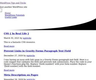 WP-Tricks.com Screenshot