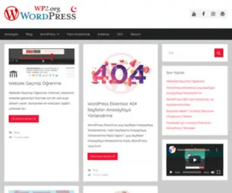 WP2.org(Türkiye WordPress Rehberi) Screenshot