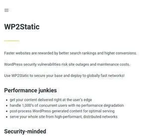 WP2Static.com(WP2Static) Screenshot