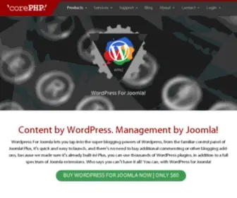 WP4J.com(Wordpress for Joomla) Screenshot