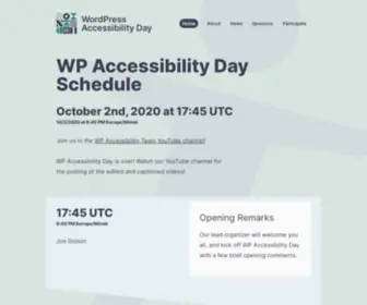 Wpaccessibilityday.org(Wpaccessibilityday) Screenshot