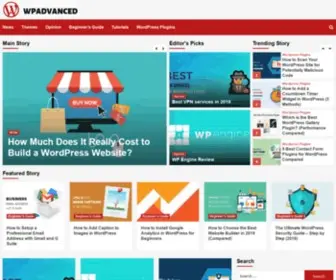 Wpadvanced.net(Everything You Need to Know About WordPress) Screenshot